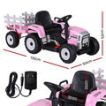 Rigo 12V Kids Electric Ride On Tractor Toy Car Pink
