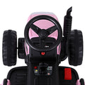 Rigo 12V Kids Electric Ride On Tractor Toy Car Pink