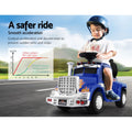 Rigo 6V Kids Electric Ride On Motorcycle Toy Blue