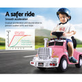 Rigo 6V Kids Electric Ride On Motorbike Toy Pink