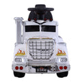 Rigo 6V Kids Electric Ride On Car White Truck Motorcycle Toy