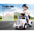 Rigo 6V Kids Electric Ride On Car White Truck Motorcycle Toy