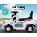 Rigo 6V Kids Electric Ride On Car White Truck Motorcycle Toy