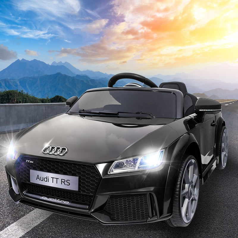 Audi TTRS Kids Electric Ride On Car 12V Battery Remote Control Black