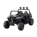 Rigo Kids Electric Ride On Car Black Music Headlight Remote