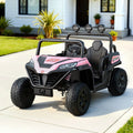 Rigo Kids Electric Ride On Car Pink Remote Control Headlight