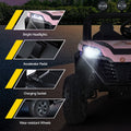 Rigo Kids Electric Ride On Car Pink Remote Control Headlight