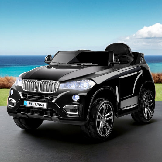 Rigo 6V Kids Electric Ride On Car BMW X5 Black Remote Control