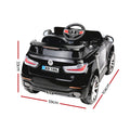 Rigo 6V Kids Electric Ride On Car BMW X5 Black Remote Control