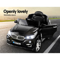 Rigo 6V Kids Electric Ride On Car BMW X5 Black Remote Control