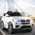 Rigo 6V BMW X5 Kids Electric Ride On Car White Remote Control