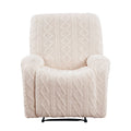 Artiss Recliner Chair Covers with Storage Side Pockets Beige