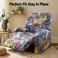 Artiss 4-Piece Kids Recliner Chair Slipcovers Stretch Printed