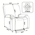 Artiss Stretch Kids Recliner Cover 4 Pieces Slipcover Polyester