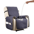 Artiss Quilted Recliner Chair Cover Waterproof Grey