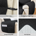 Artiss Recliner Chair Cover Water Resistant Black 100%