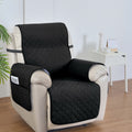 Artiss Recliner Chair Cover Water Resistant Black 100%
