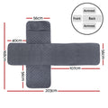 Artiss Recliner Chair Cover Water Resistant Grey 100%