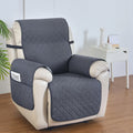 Artiss Recliner Chair Cover Water Resistant Grey 100%