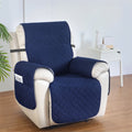 Artiss Recliner Chair Cover Water Resistant Navy 100%