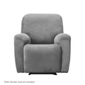 Artiss Recliner Chair Cover 1 Seater Velvet Grey
