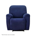Artiss Recliner Chair Cover 1 Seater Velvet Navy