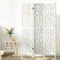 Artiss 3 Panel Room Divider 122x170cm White Clover