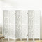 Artiss 6 Panel Room Divider 244x170cm White Clover
