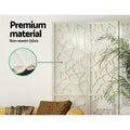 Artiss 6 Panel Room Divider 244x170cm White Clover