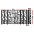Artiss 8 Panel Room Divider Screen 325x170cm Black