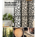 Artiss 8 Panel Room Divider Screen 325x170cm Black