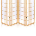 Artiss 4 Panel Room Divider Screen 174x179cm Natural