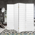 Artiss 4 Panel Room Divider Screen 174x179cm White