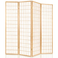Artiss Room Divider Screen 6 Panel 261x179cm Natural Wood