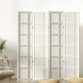 Artiss 4 Panel Room Divider Screen 176x179cm White
