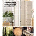 Artiss 4 Panel Room Divider Screen 176x179cm White