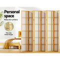 Artiss 6 Panel Room Divider Screen 265x179cm Natural