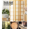 Artiss 6 Panel Room Divider Screen 265x179cm Natural