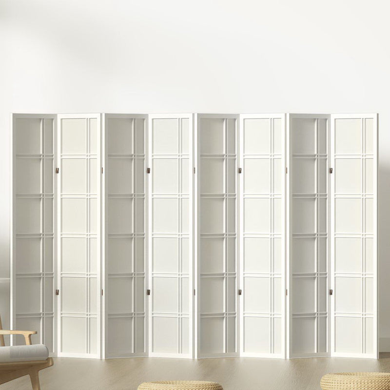 Artiss 8 Panel Room Divider Screen 353x179cm White