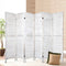Artiss 6 Panel Room Divider Screen 245x170cm Louver White