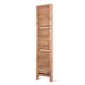 Artiss 4 Panel Room Divider 163x170cm Shelf Oak