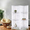 Artiss 4 Panel Room Divider 163x170cm White Shelf Storage