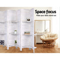 Artiss 8 Panel Room Divider Screen 326x170cm White Shelf