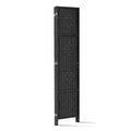 Artiss 4 Panel Room Divider Screen 163x170cm Black Woven