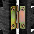 Artiss 4 Panel Room Divider Screen 163x170cm Black Woven