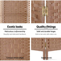 Artiss 8 Panel Room Divider 326x170cm Woven Natural