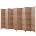 Artiss 8 Panel Room Divider 326x170cm Woven Natural