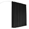 Artiss Ceiling Mounted Curtain Track Room Divider Black