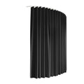 Artiss Ceiling Mounted Curtain Track Room Divider Black