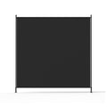 Artiss Room Divider Screen 175x180cm Fabric Black